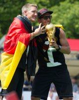 Ankunft der Deutschen Nationalmannschaft in Berlin nach dem Gewinn der Weltmeisterschaft 2014