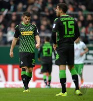 Fussball, 1. Bundesliga  Saison 2013/2014: SV Werder Bremen - Borussia Moenchengladbach