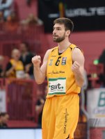Basketball 1. Bundesliga 14/15 Hauptrunde:  Walter Tigers Tuebingen - ratiopharm Ulm