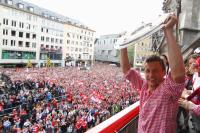 Fussball 1. Bundesliga :  JUBEL Ivica Olic   (FC Bayern Muenchen)