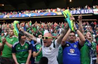 Fussball Europameisterschaft Achtelfinale 2016: Wales - Nordirland