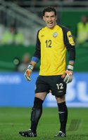 Fussball International EM 2012-Qualifikation: Torwart David Loria (Kasachstan)