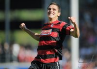 Fussball 1. Bundesliga  Saison 2011/2012:  JUBEL Johannes Flum (SC Freiburg)