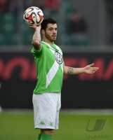 Fussball, 1. Bundesliga  Saison 2014/2015: VfL Wolfsburg - SC Freiburg
