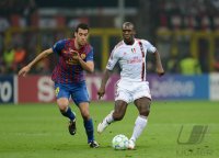 FUSSBALL INTERNATIONAL  CHL Viertelfinale 11/12:  AC Mailand - FC Barcelona