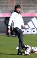 Fussball Training Deutsche Nationalmannschaft: Trainer Joachim Loew (Deutschland)