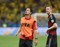 FUSSBALL WM 2014, HALBFINALE: Brasilien 1-7 Deutschland