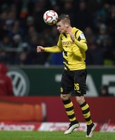Fussball, 1. Bundesliga  Saison 2014/2015: SV Werder Bremen - Borussia Dortmund