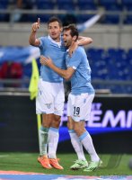 FUSSBALL SERIE A 2014/2015: JUBEL Miroslav Klose (Lazio Rom)