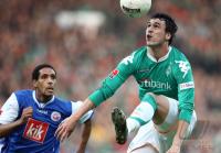 Fussball 1. Bundesliga: Werder - Rostock