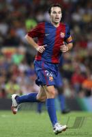 Fussball, Primera Division, Barcelona: INIESTA