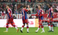 Fussball 1. Bundesliga Saison 14/15: JUBEL FC Bayern Muenchen
