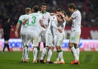Fussball 1. Bundesliga 13/14: JUBEL SV Werder Bremen