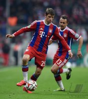 Fussball DFB Pokal Achtelfinale 14/15: Thomas Mueller (FC Bayern Muenchen)