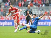 Fussball 1. BL Bayern-Bochum; Zweikampf