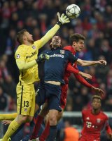 Fussball CHL 15/16 Halbfinale: FC Bayern Muenchen - Atletico Madrid