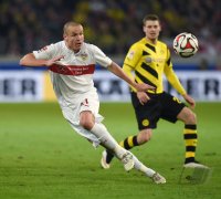 Fussball 1. Bundesliga Saison 14/15: VfB Stuttgart - Borussia Dortmund