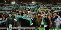 FUSSBALL  DFB Pokal Halbfinale; JUBEL  FANS SV Werder Bremen