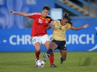 Fussball Frauen FIFA U 17  WM  2008   Deutschland - USA