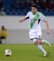 Fussball DFB Pokal Viertelfinale 13/14: Christian Traesch (VfL Wolfsburg)
