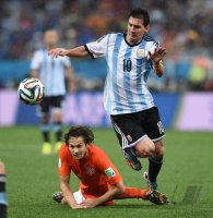 FUSSBALL WM 2014, HALBFINALE: Niederlande - Argentinien