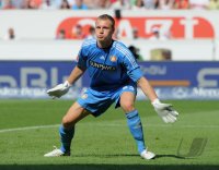 Fussball 1. Bundesliga  Saison 2011/2012:  Torwart Bernd Leno (Bayer 04 Leverkusen)