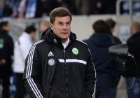 Fussball DFB Pokal Viertelfinale 13/14: Trainer Dieter Hecking (VfL Wolfsburg)