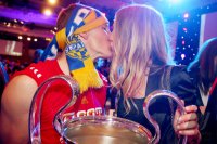 Fussball Champions League Finale 2013: Bankett des FC Bayern Muenchen nach dem Gewinn des Champions League Finales 2013