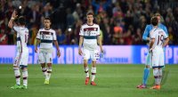 Fussball CHL 14/15 Halbfinale: Enttaeuschung FC Bayern Muenchen