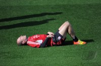 Fussball 1. Bundesliga 11/12: FC Bayern Muenchen Training in Doha