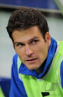 Fussball International EM 2012-Qualifikation:  Torwart Asmir Begovic (Bosnien-Herzegowina)