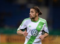 Fussball DFB Pokal Viertelfinale 13/14 : Ricardo Rodriguez (VfL Wolfsburg)