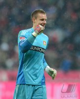 Fussball 1. Bundesliga, Saison 2012/2013:  Jubel Torwart Bernd Leno (Bayer 04 Leverkusen)