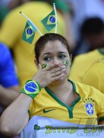 FUSSBALL WM 2014, HALBFINALE: Brasilien - Deutschland