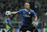 Fussball Champions League  Saison 2010/2011: Torwart Nikolay Mihaylov (Twente)