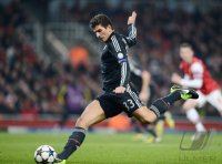 FUSSBALL INTERNATIONAL CHL ACHTELFINALE 12/13:  Mario Gomez (FC Bayern Muenchen)