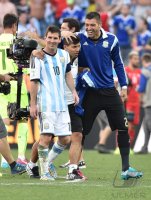 FUSSBALL WM 2014, ACHTELFINALE: Argentinien - Schweiz