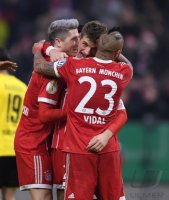 Fussball DFB Pokal Achtelfinale 17/18: FC Bayern Muenchen - Borussia Dortmund