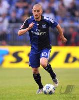 Fussball 1. Bundesliga: T Home Cup , FC Bayern Muenchen - HSV