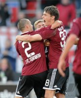 Fussball 1. Bundesliga, Saison 2011/2012:  1 FC Nuernberg - VfB Stuttgart