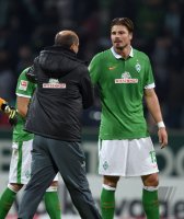 Fussball, 1. Bundesliga  Saison 2014/2015: SV Werder Bremen - VfB Stuttgart
