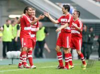 Fussball Ligapokal: Bremen - Bayern