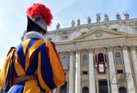 Rom;  Papst Franziskus I. spricht den Urbi Et Orbi Segen