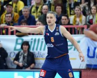 Basketball 1. Bundesliga 14/15 Hauptrunde:  Walter Tigers Tuebingen - Eisbaeren Bremerhaven