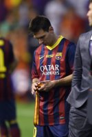 FUSSBALL International COPA DEL REY 13/14:  Lionel Messi (Barca)