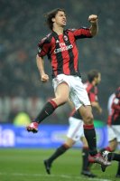 FUSSBALL SERIE A:  Zlatan Ibrahimovic (AC Mailand)