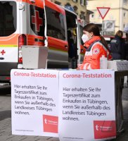 Tageszertifikat fuer Innenstadtbesucher in Tuebingen