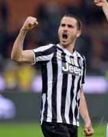 FUSSBALL SERIE A 2013/2014: JUBEL Leonardo Bonucci (Juventus Turin)