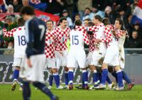 Fussball International Kroatien - Argentinie