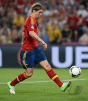 Fussball International Europameisterschaft 2012: Spanien - Frankreich